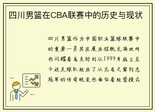 四川男篮在CBA联赛中的历史与现状